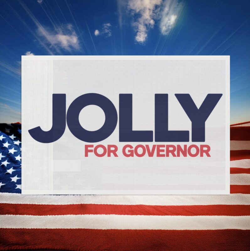 Jolly For Governor Flag