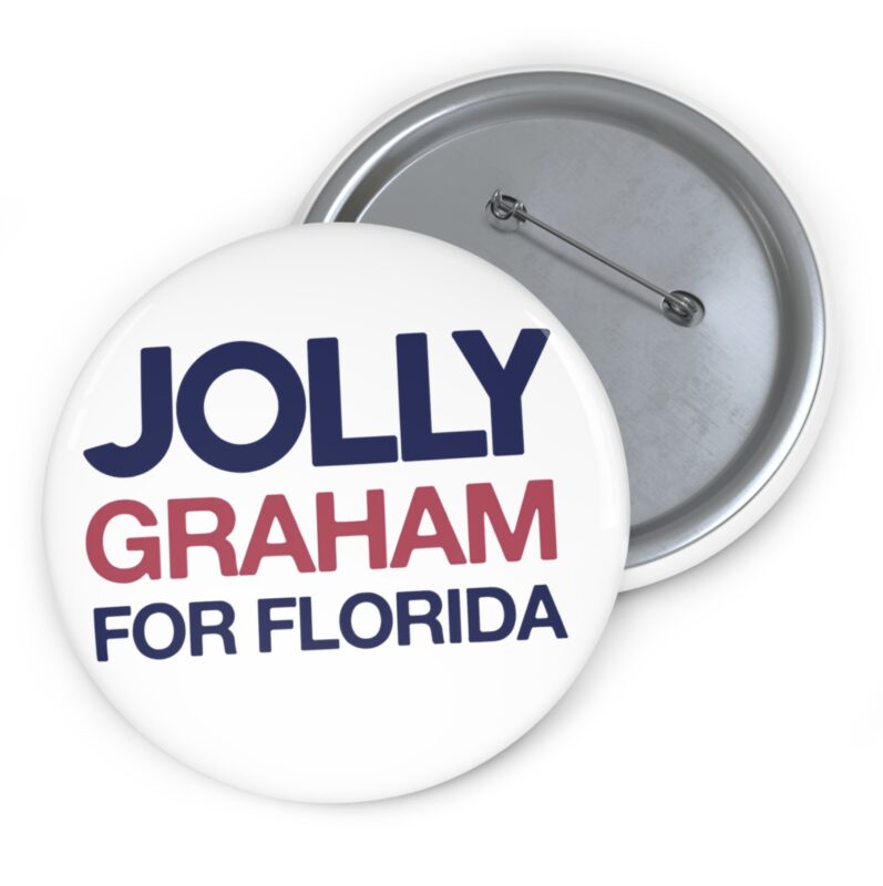 Jolly Graham For Florida Button