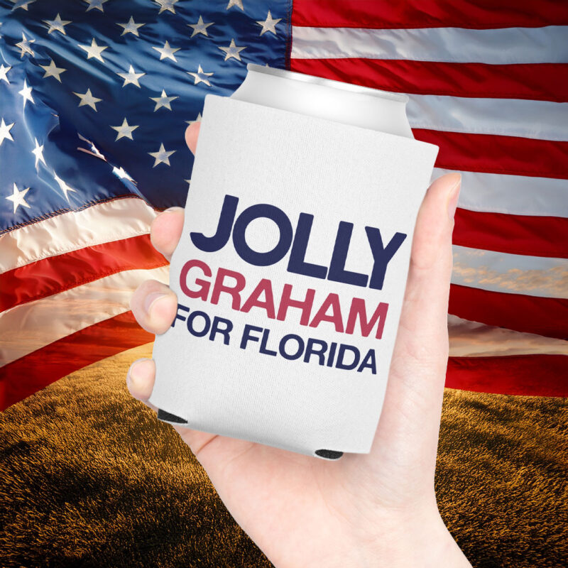 Jolly Graham For Florida Can Cooler