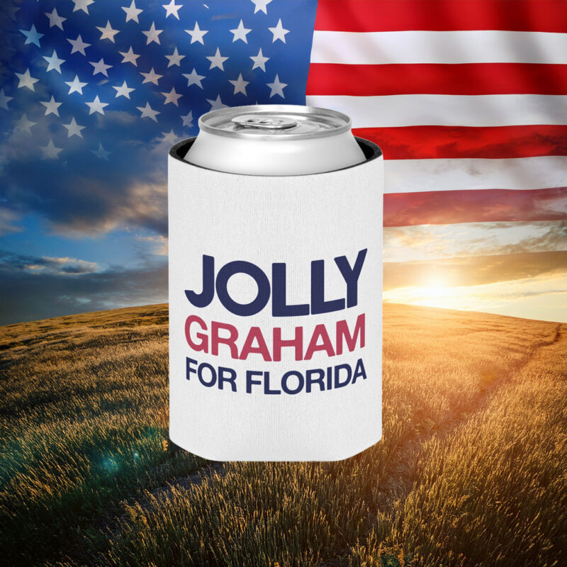 Jolly Graham For Florida Can Cooler