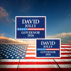 David Jolly 2026 Governor Elections Sticker