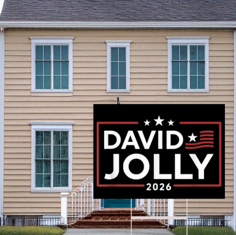 David Jolly 2026 Yard Sign