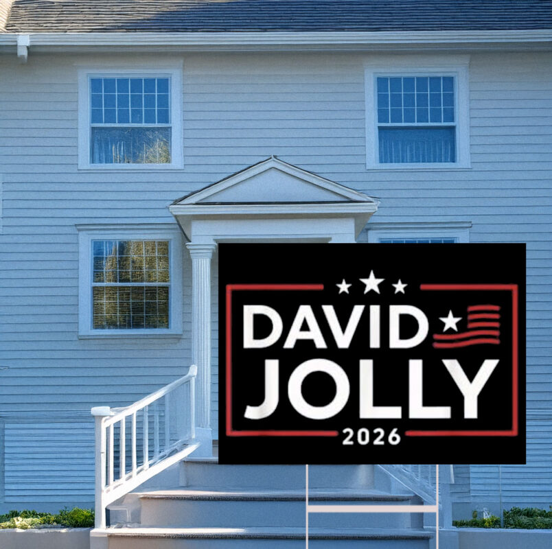 David Jolly 2026 Yard Sign
