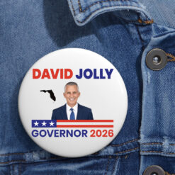 David Jolly For Florida Governor 2026 Elections Button
