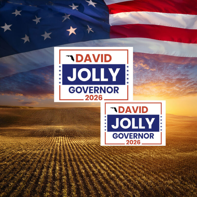 David Jolly For Florida Governor 2026 Sticker