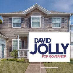 David Jolly For Governor 2026 Campaign Yard Sign