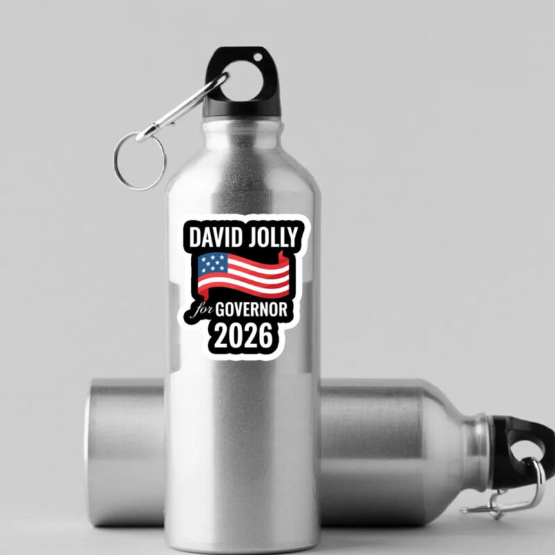 David Jolly For Governor 2026 Election Campaign Sticker