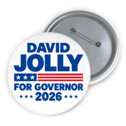 David Jolly For Governor 2026 Florida Election Button