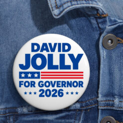 David Jolly For Governor 2026 Florida Election Button