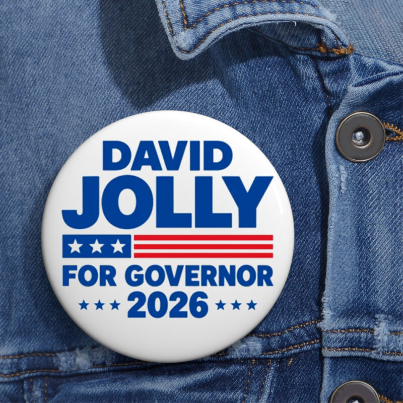 David Jolly For Governor 2026 Florida Election Button