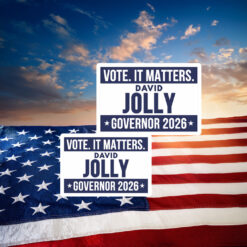 David Jolly For Governor 2026 Sticker