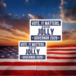 David Jolly For Governor 2026 Sticker