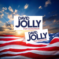 David Jolly For Governor Elections Sticker