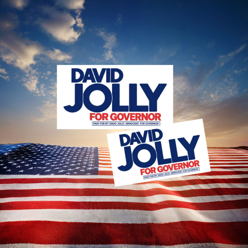 David Jolly For Governor Sticker