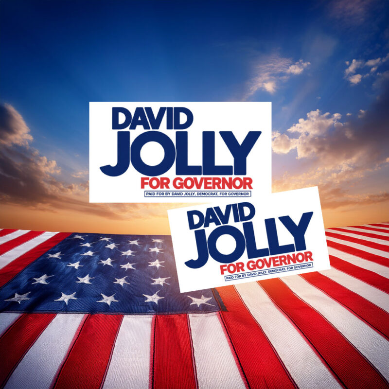 David Jolly For Governor Sticker