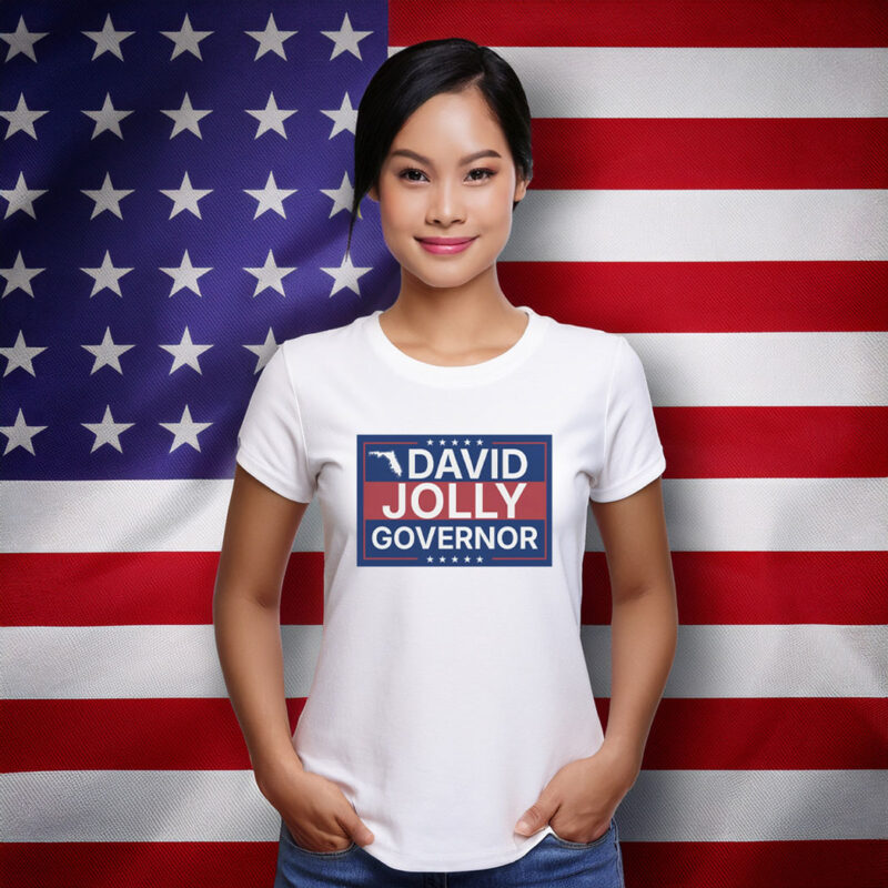 David Jolly Governor 2026 Democrat Campaign T-Shirt