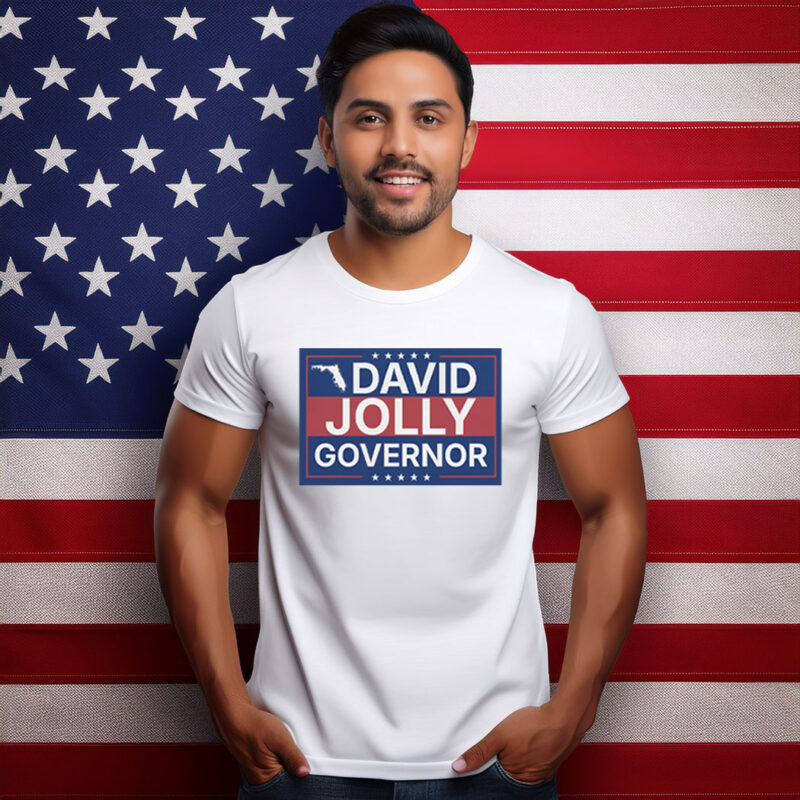 David Jolly Governor 2026 Democrat Campaign T-Shirt