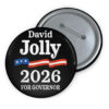 David Jolly for Florida Governor 2026 Democratic Button