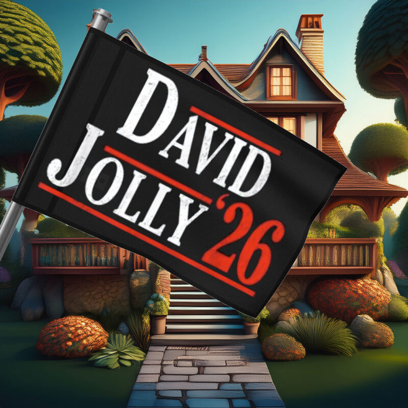 David Jolly for Florida Governor 2026 Democratic Flag