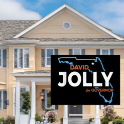 David Jolly for Florida Governor 2026 Democratic Yard Sign