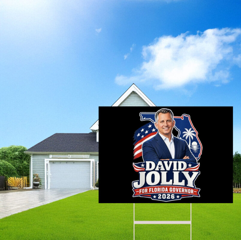 David Jolly for Florida Governor 2026 Election Yard Sign