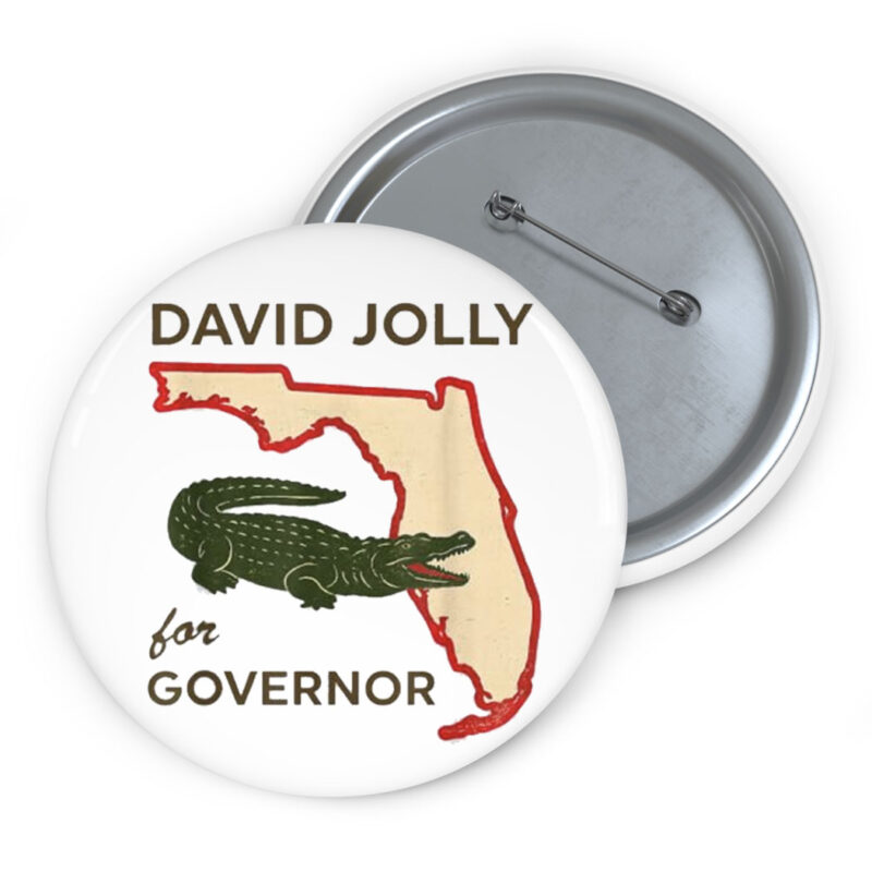 David Jolly for Governor Florida 2026 Button
