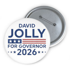David Jolly for Governor of Florida 2026 Button