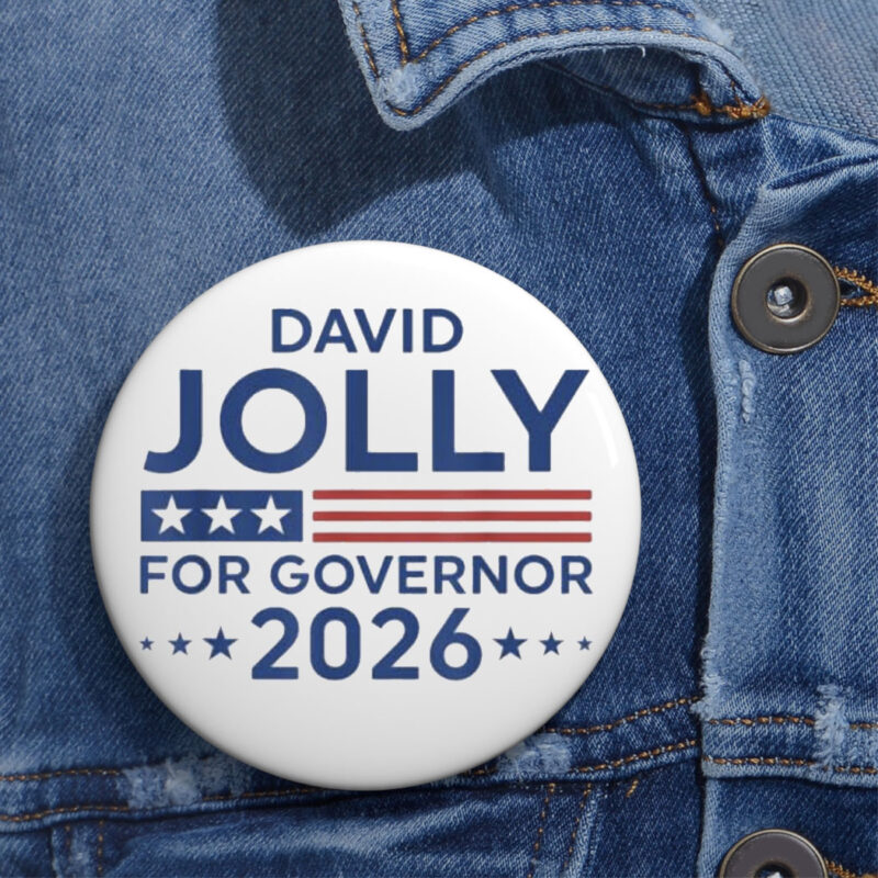 David Jolly for Governor of Florida 2026 Button