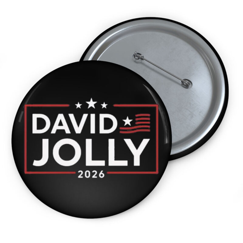 David Jolly for Governor of Florida 2026 Buttons