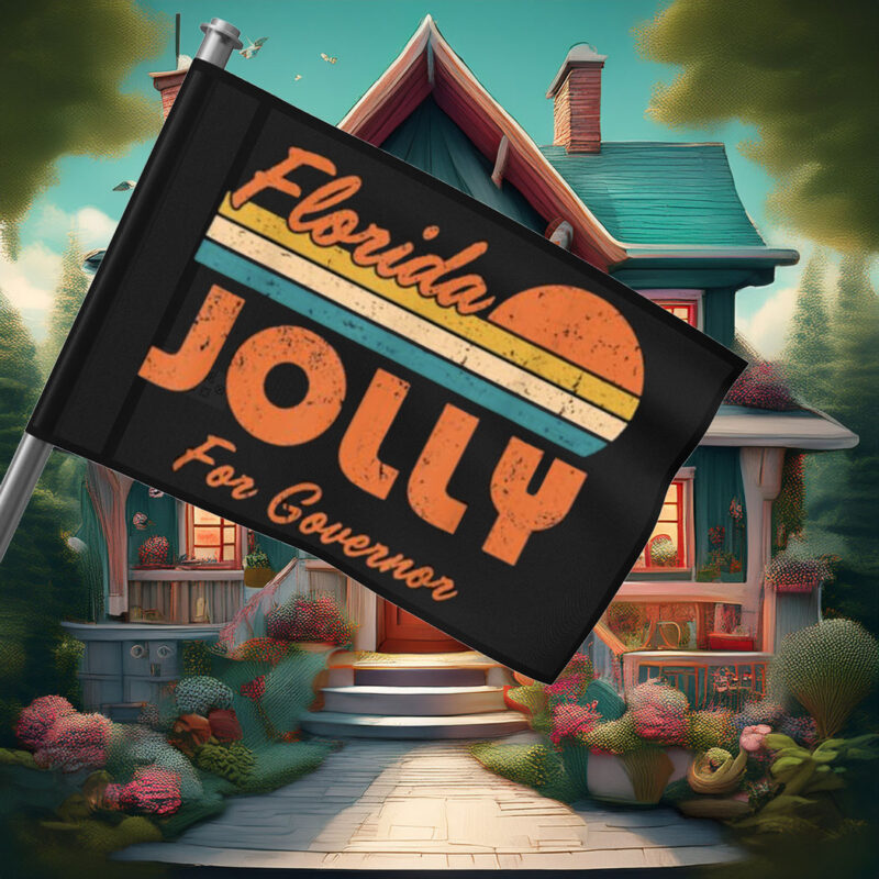 David Jolly for Governor of Florida 2026 Retro Flag