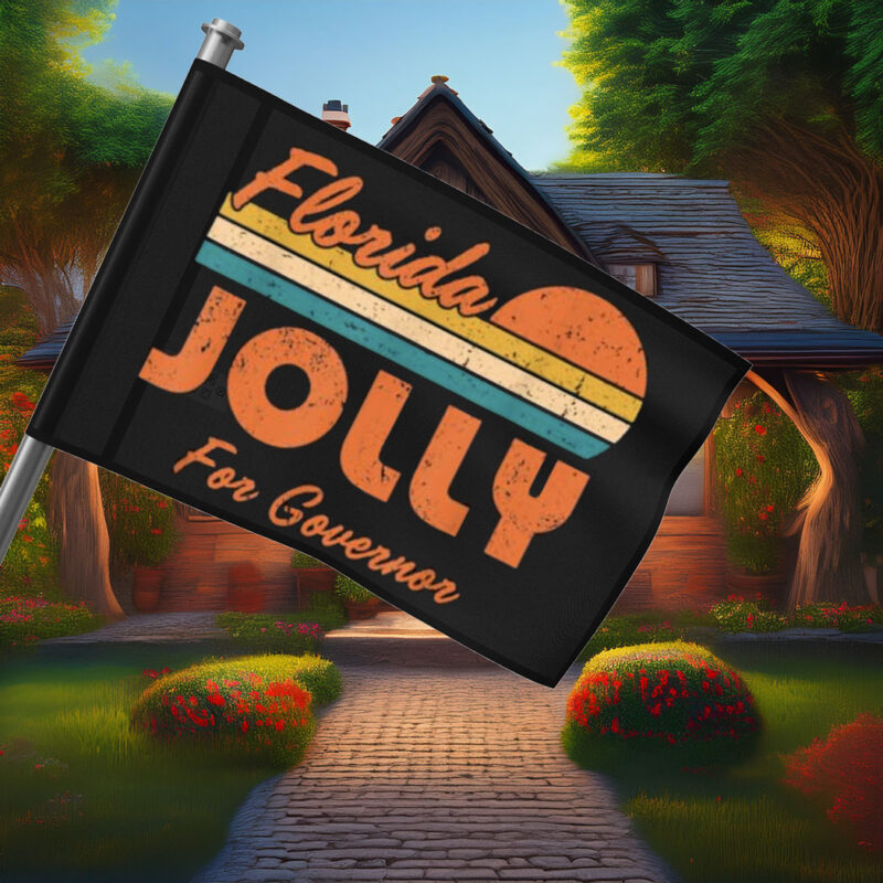David Jolly for Governor of Florida 2026 Retro Flag