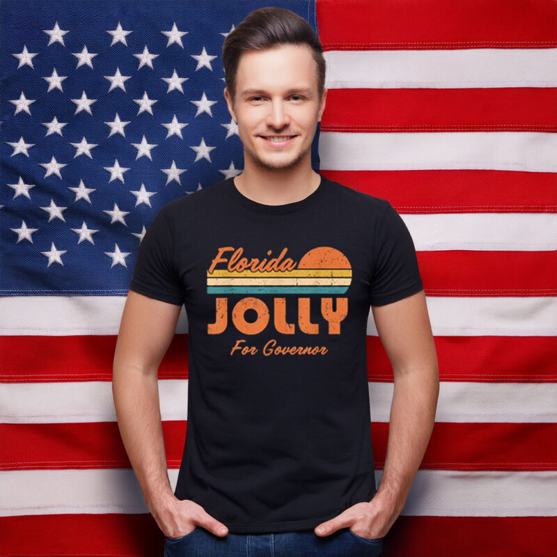 David Jolly for Governor of Florida 2026 Retro Sunset T-Shirt