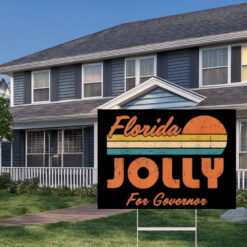 David Jolly for Governor of Florida 2026 Retro Yard Sign