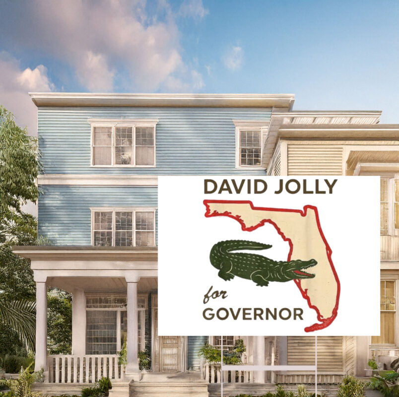 David Jolly for Governor of Florida 2026 Yard Sign