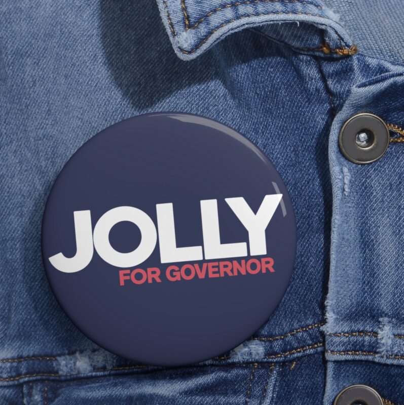 Jolly For Governor 2026 Campaign Button