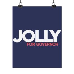 Jolly For Governor 2026 Campaign Poster