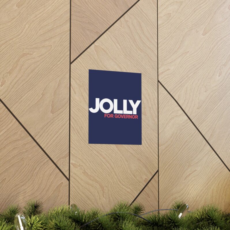 Jolly For Governor 2026 Campaign Poster