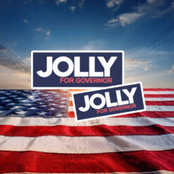 Jolly For Governor Sticker