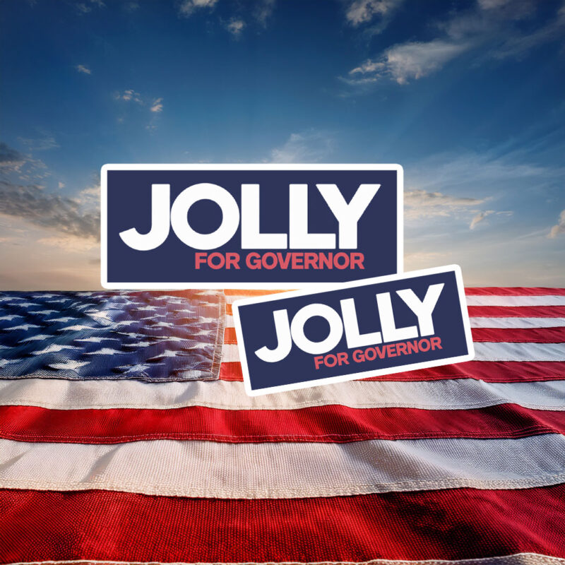 Jolly For Governor Sticker