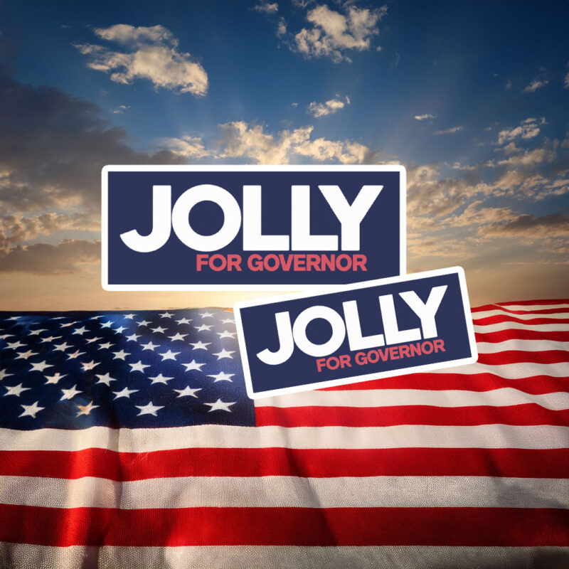 Jolly For Governor Sticker