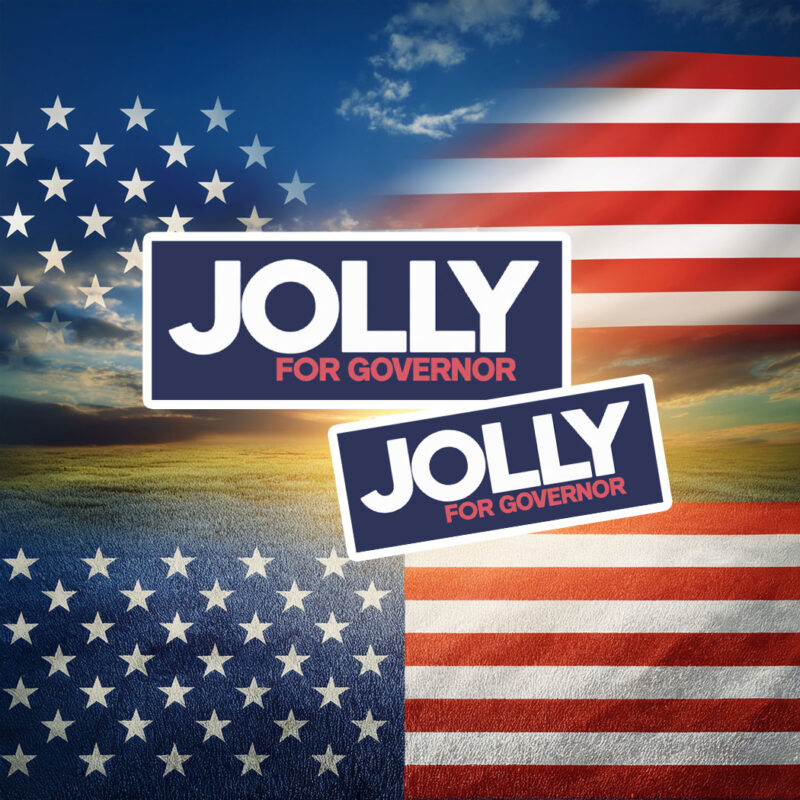 Jolly For Governor Sticker
