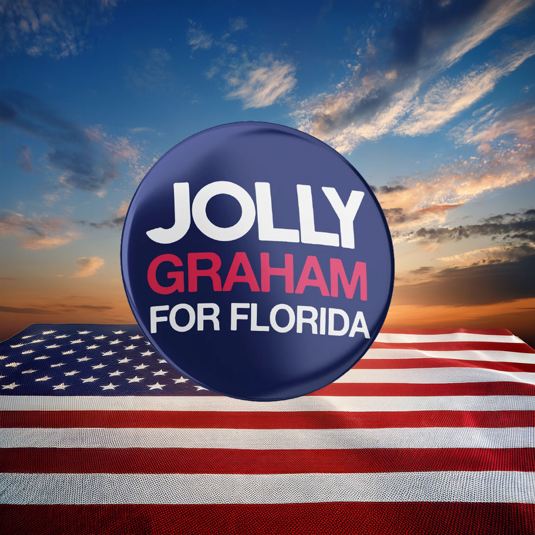 Jolly Graham For Florida 2026 Campaign Button