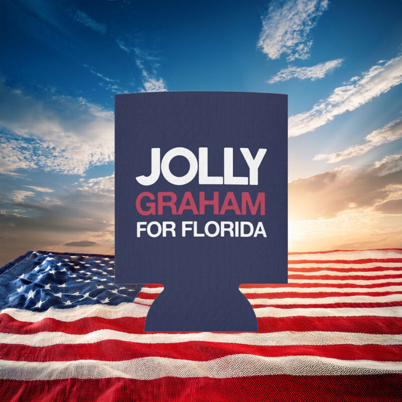 Jolly Graham For Florida 2026 Campaign Can Cooler