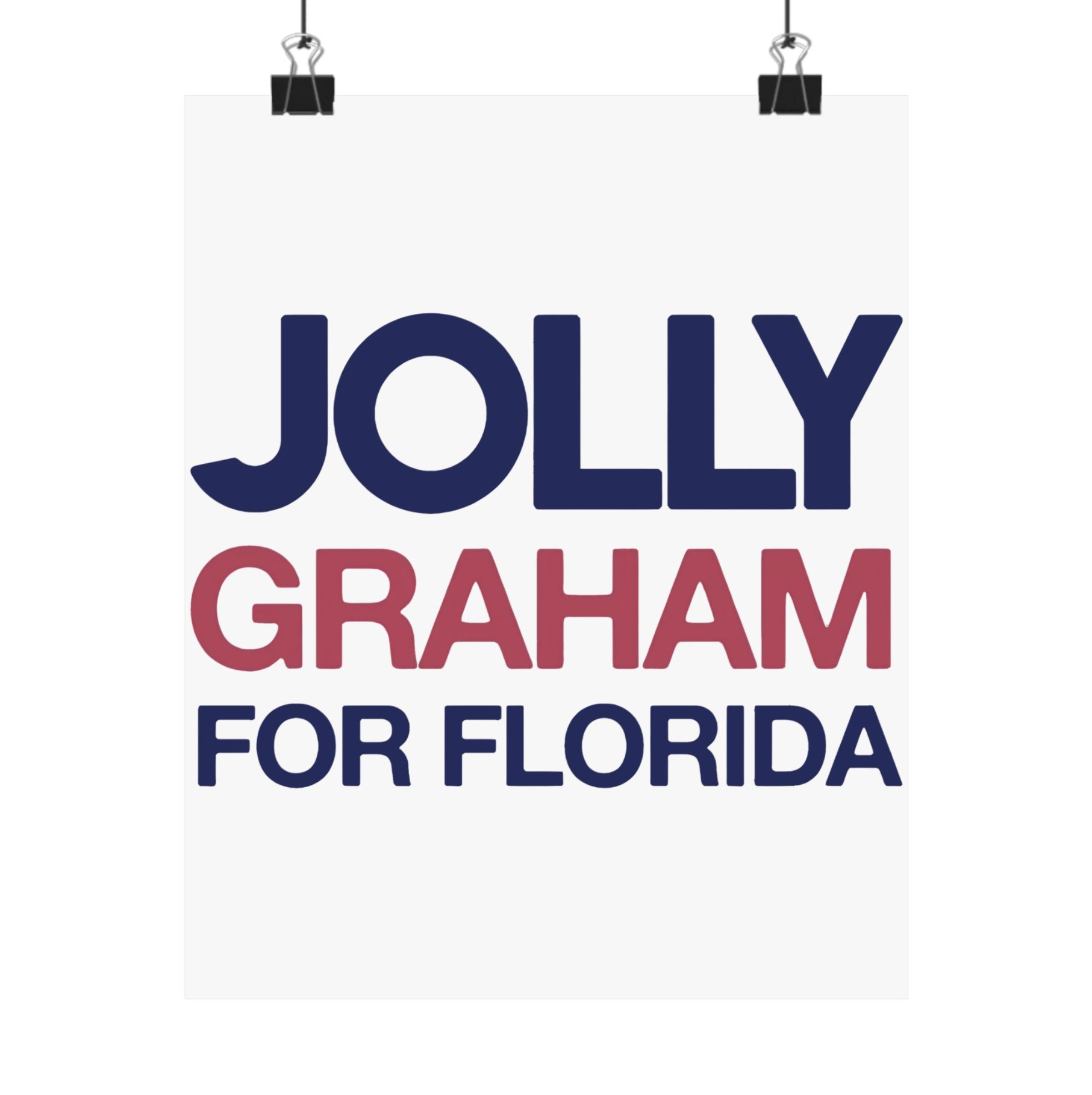 Jolly Graham For Florida 2026 Campaign Poster