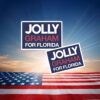 Jolly Graham For Florida 2026 Campaign Sticker