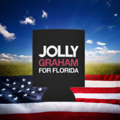 Jolly Graham For Florida 2026 Can Cooler