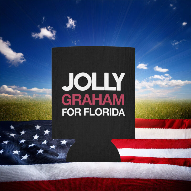 Jolly Graham For Florida 2026 Can Cooler