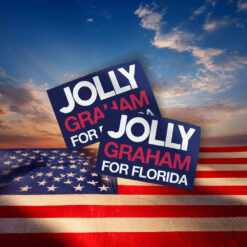 Jolly Graham For Florida 2026 Democrat Sticker