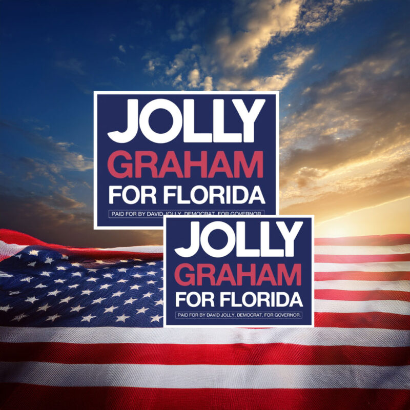 Jolly Graham For Florida 2026 Elections Sticker