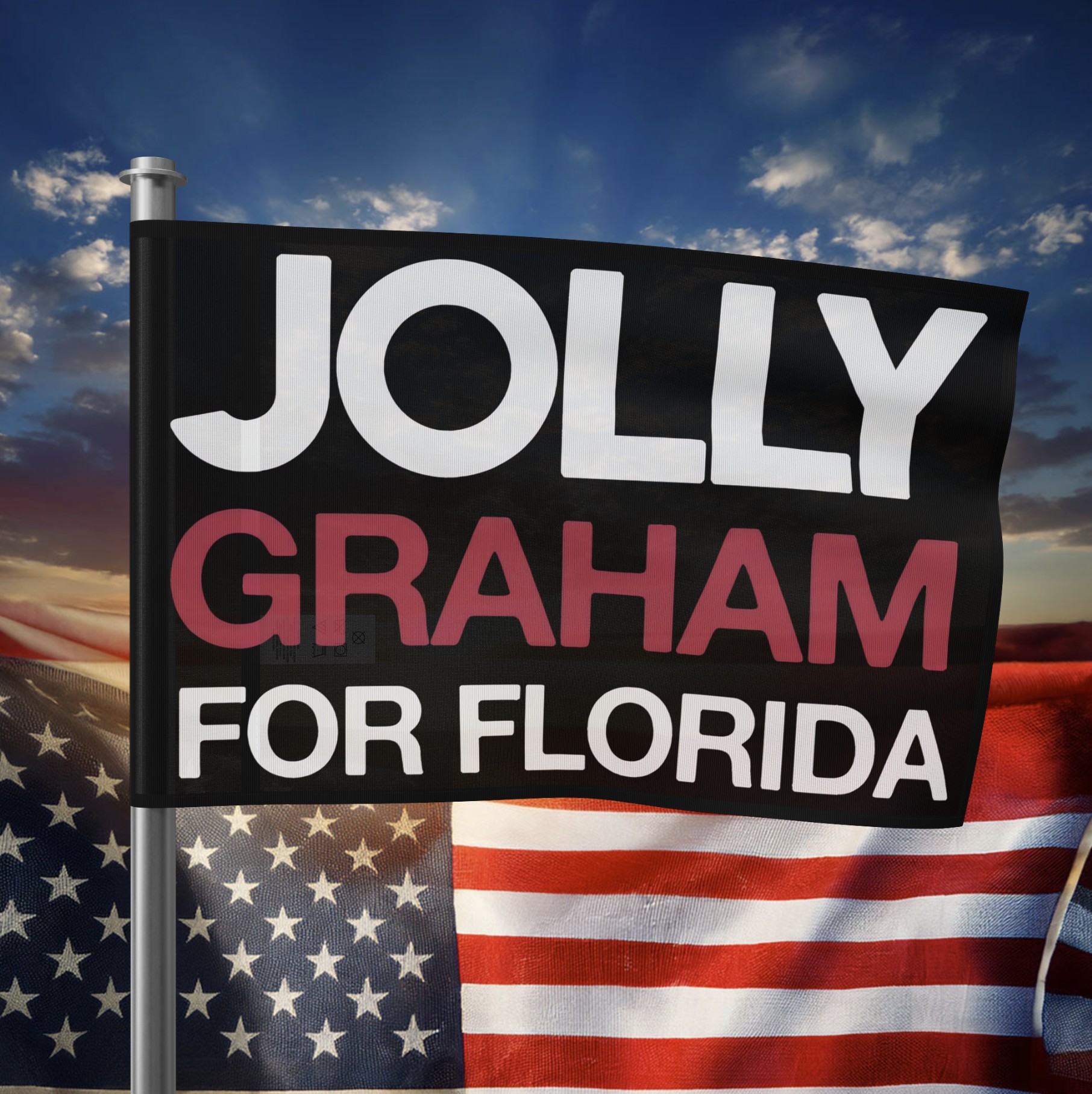 Jolly Graham For Florida 2026 Flag